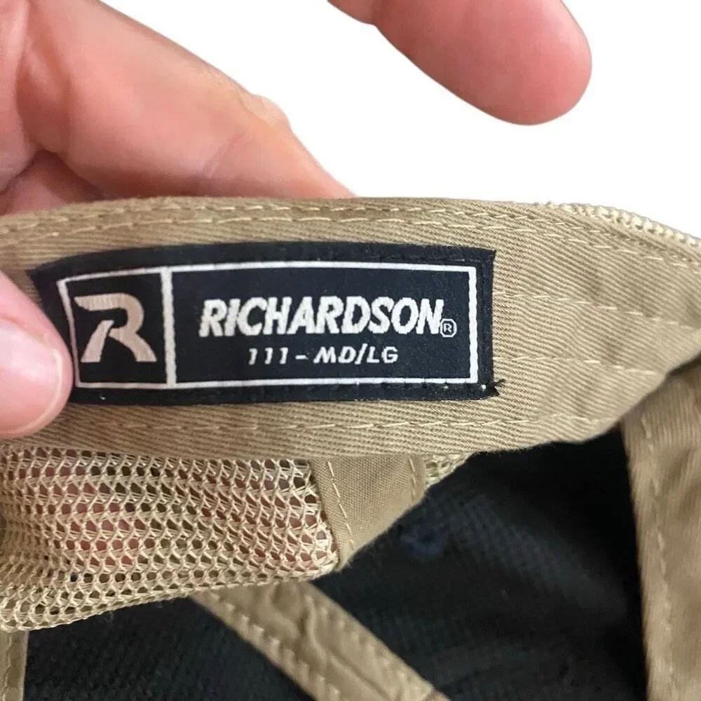 Richardson FSC 111 MD/LG tan blue hat